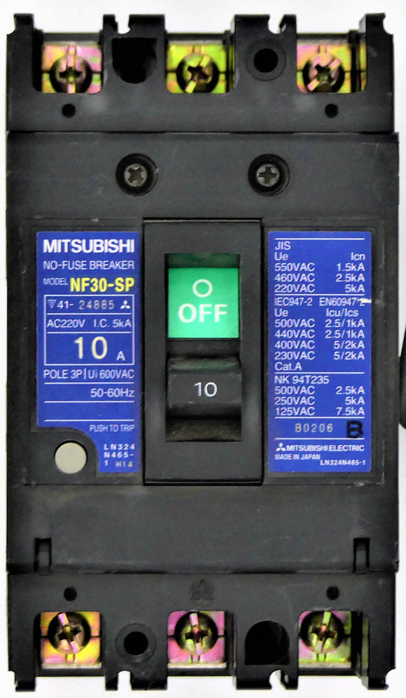 Circuit Breaker NF30-SP-3P-10 Amp
