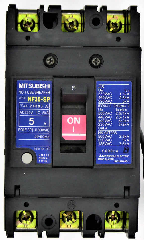 Circuit Breaker NF30-SP-3P-5 Amp
